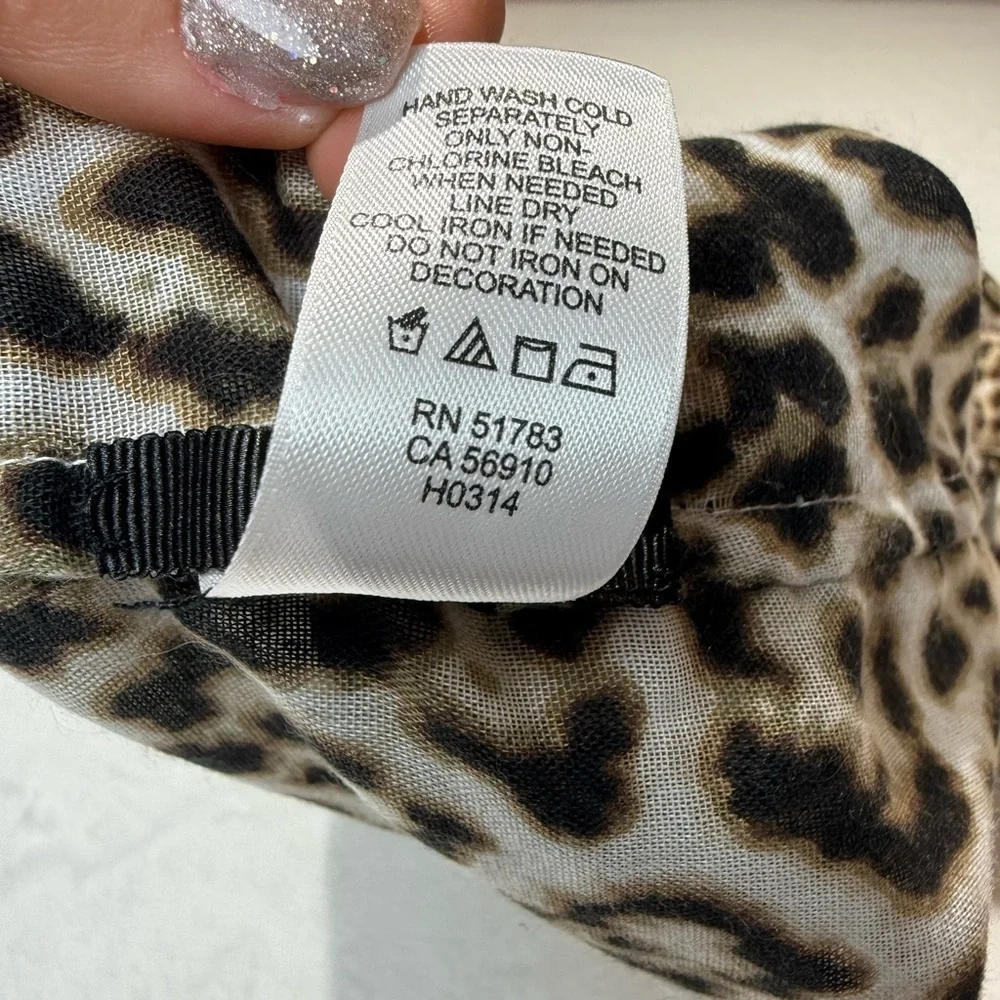 Maurices Leopard Print Infinity Scarf